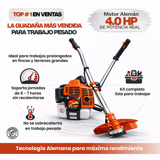 Guadaña con tecnología alemana gt45