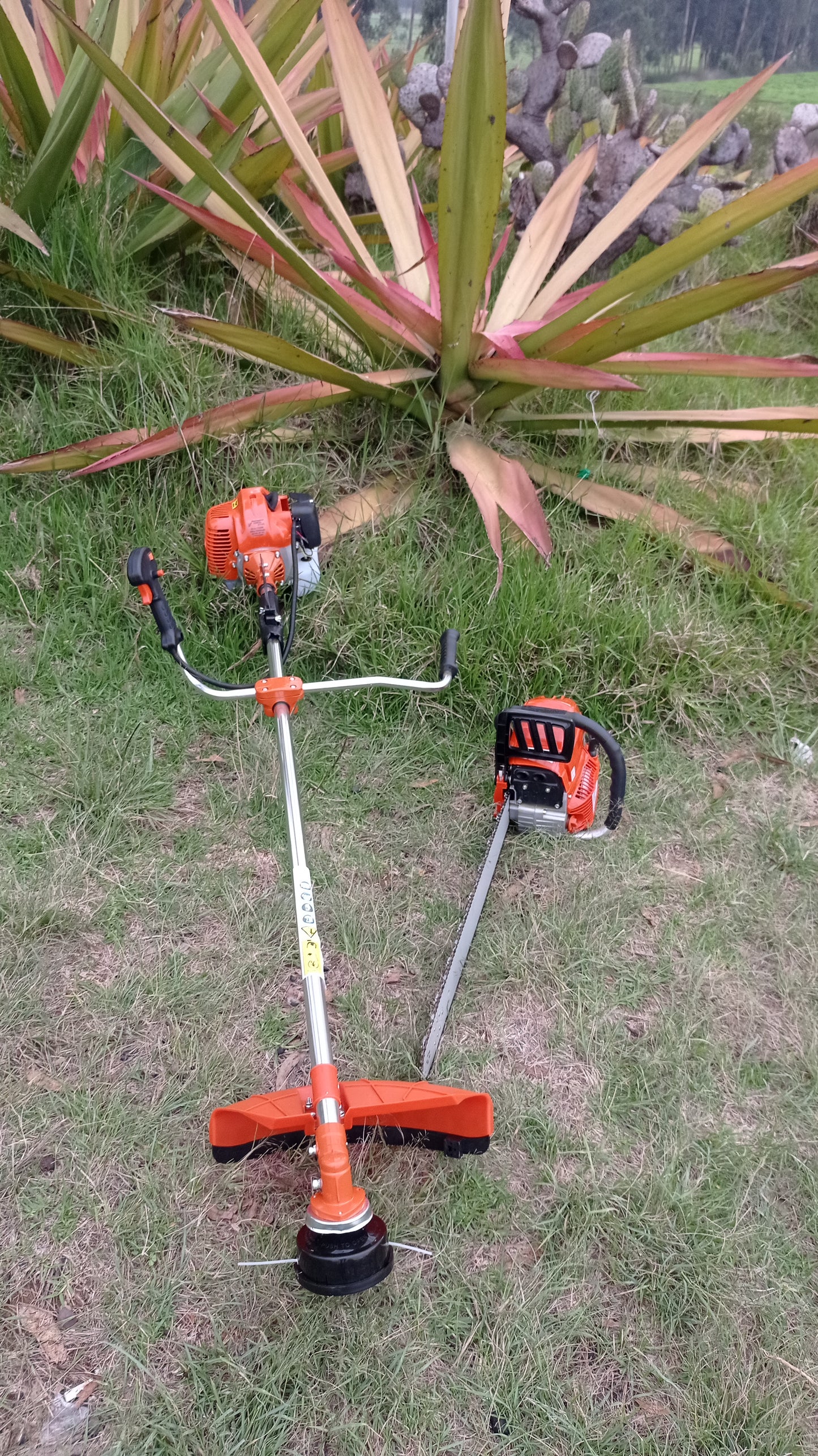 ¡Combo imbatible para tus tareas de jardinería! Guadaña y Motosierra: Potencia y rendimiento excepcionales en una sola compra