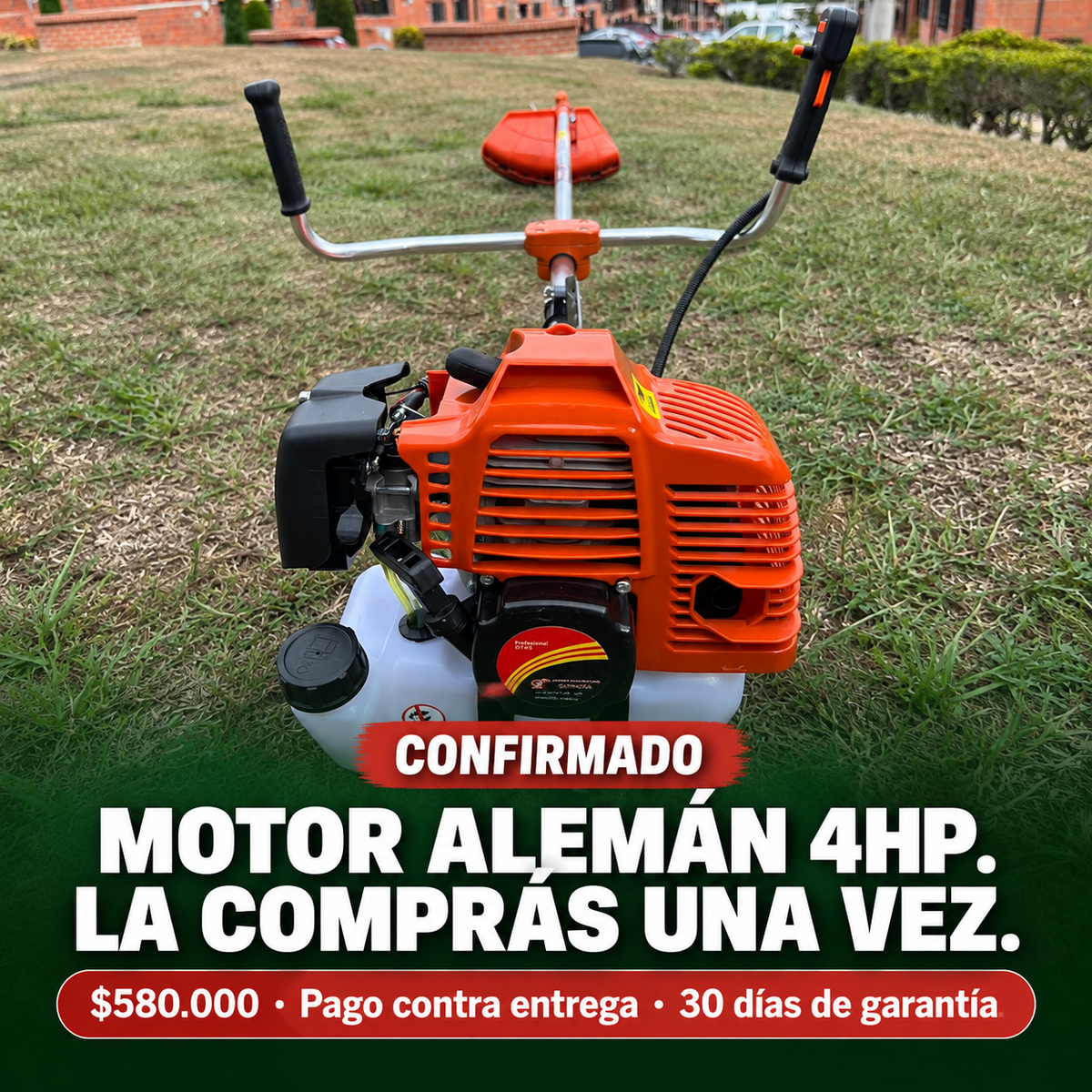 Guadaña GT45 — Motor Alemán 4HP